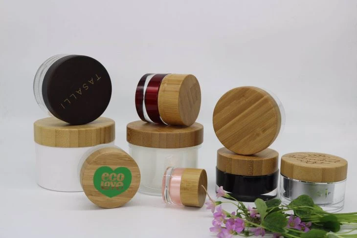 Bamboo Cream Jar